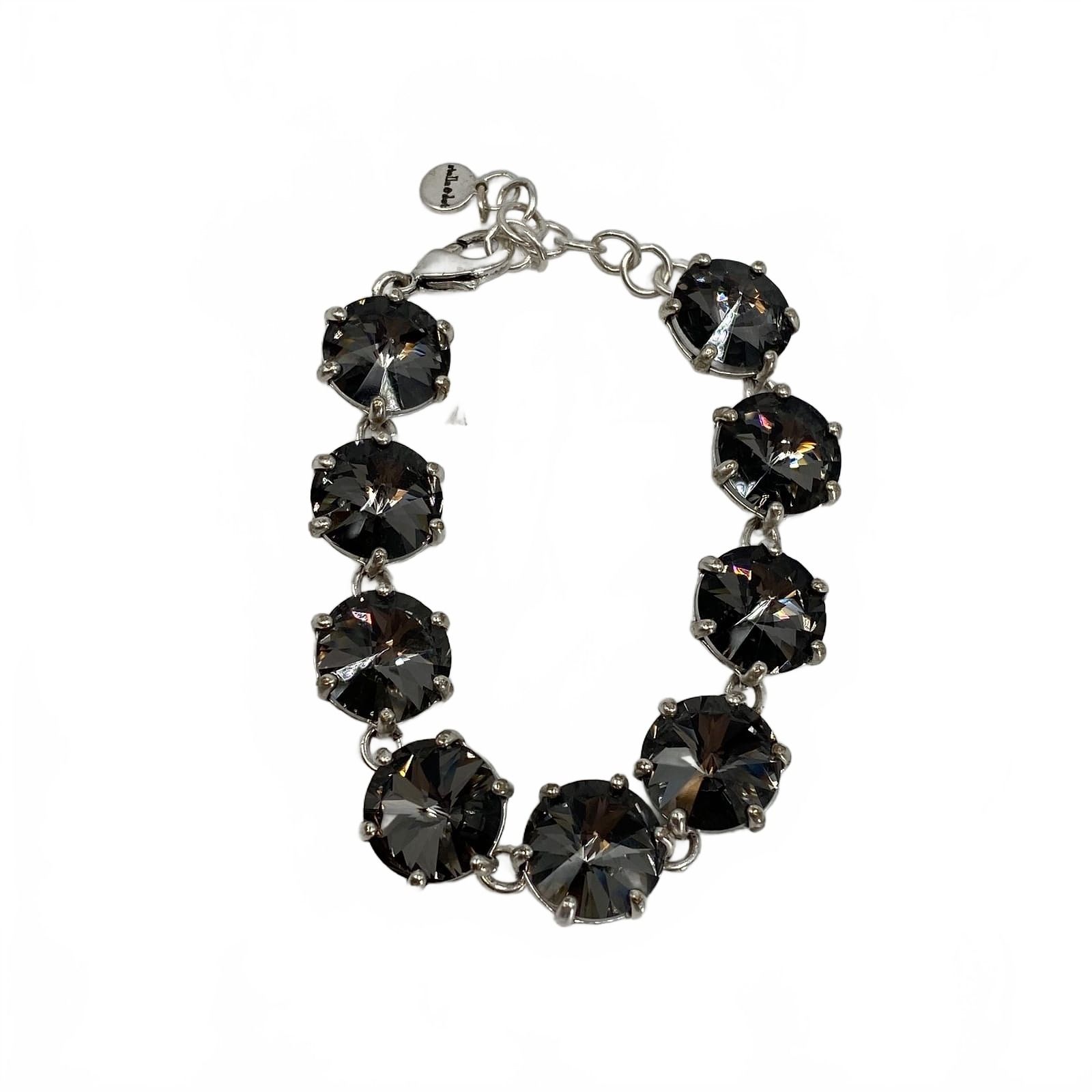 Stella & Dot Gem Blue Silver Bracelet Chain