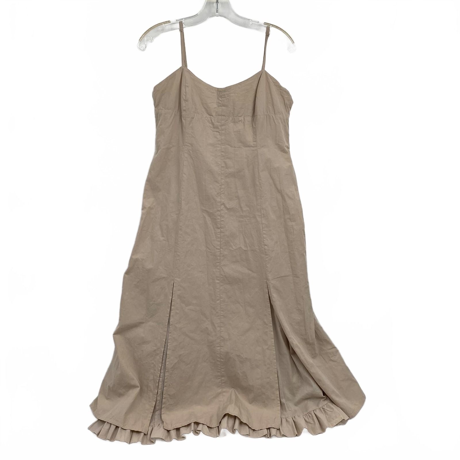 Paloma Wool Beige 100% Cotton Maxi Tank Dress