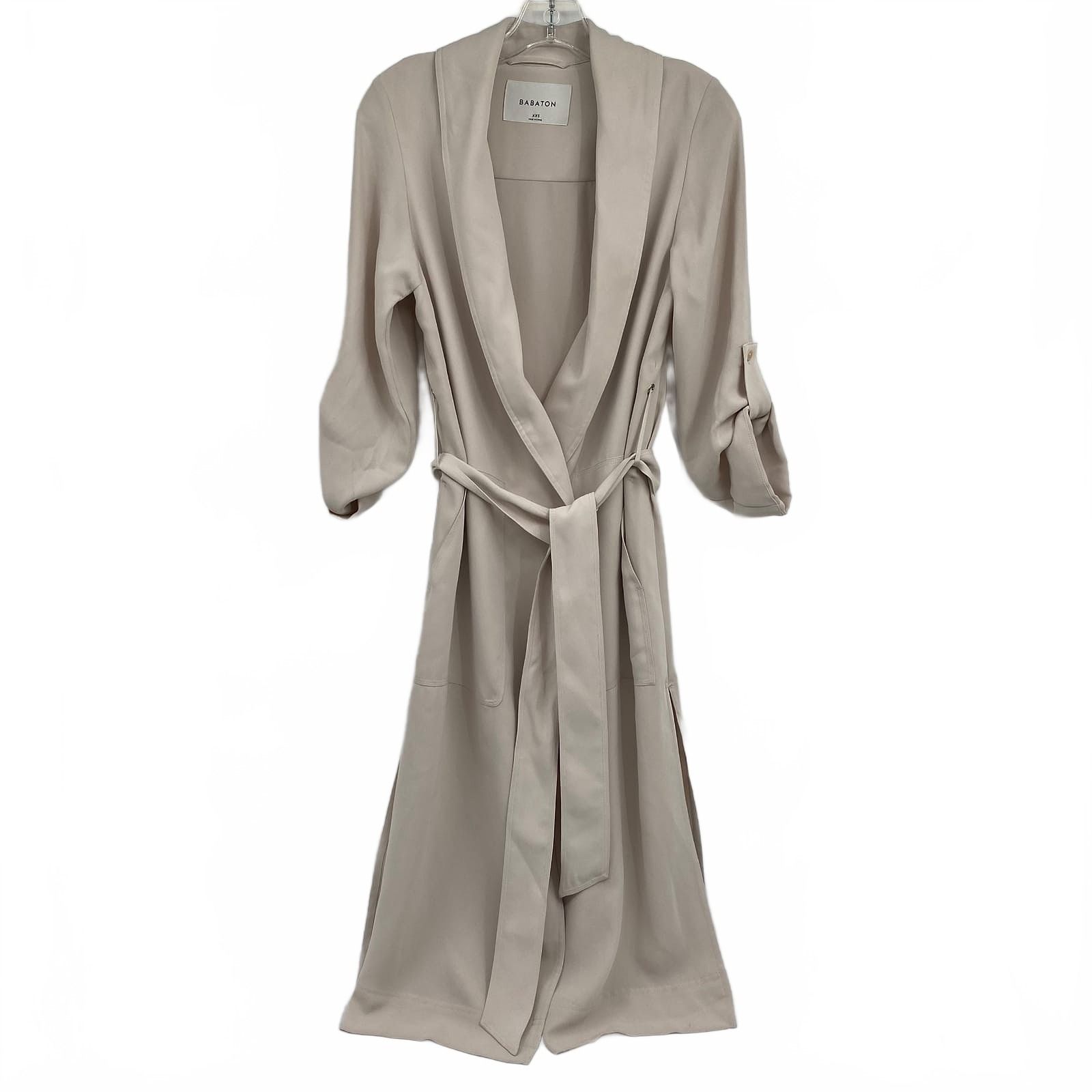 Babaton Tan Belted Duster Jacket