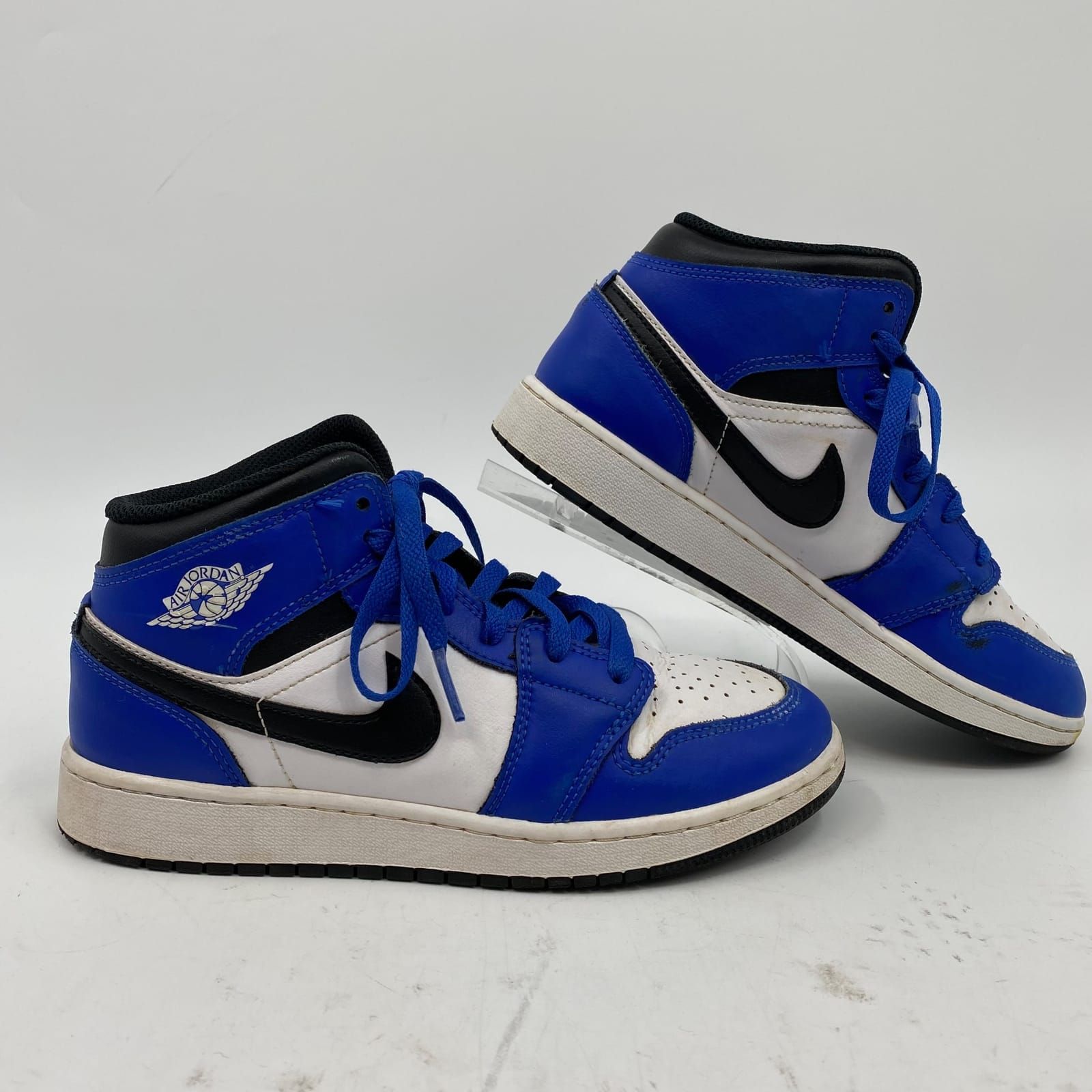 Nike Blue Black Air Jordan 1 Mid GS Game