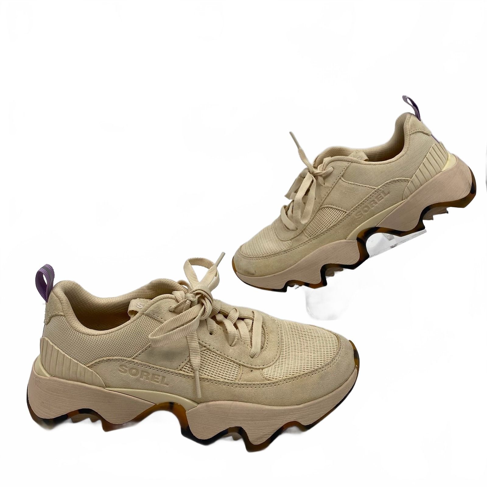Sorel Beige Impact Wonder Sneakers