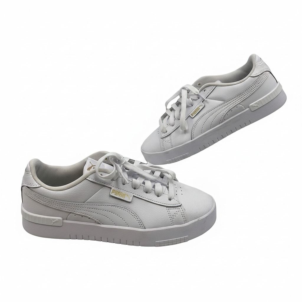 Puma White Sneakers Synthetic & Leather
