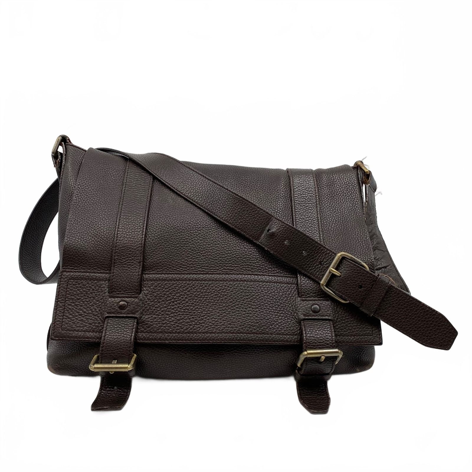 Bally Brown Leather Shoulder Bag