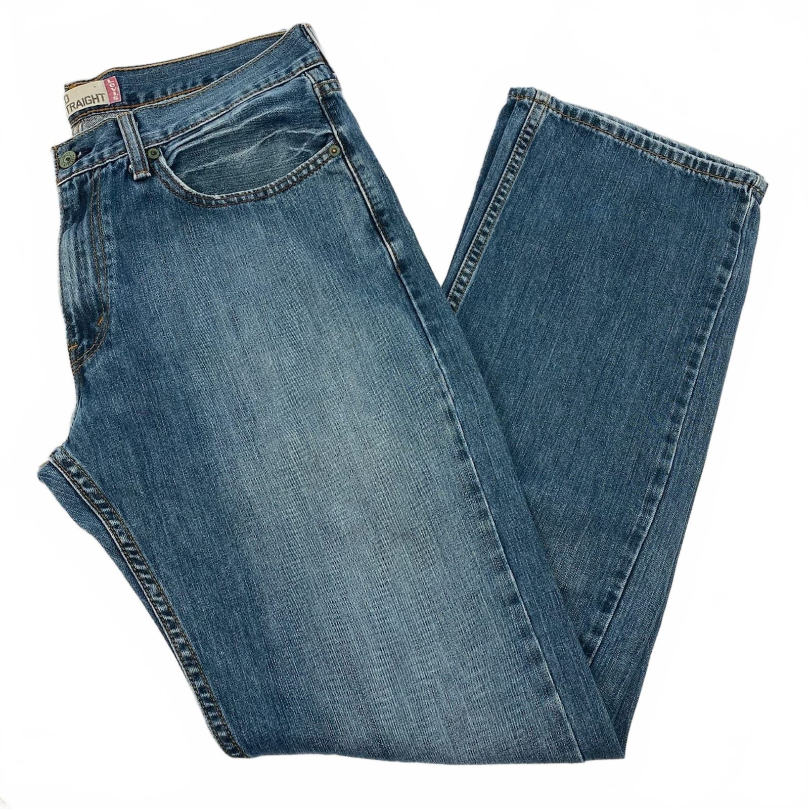 Levi’s Blue Medium Wash 559 Relaxed Straight Jeans