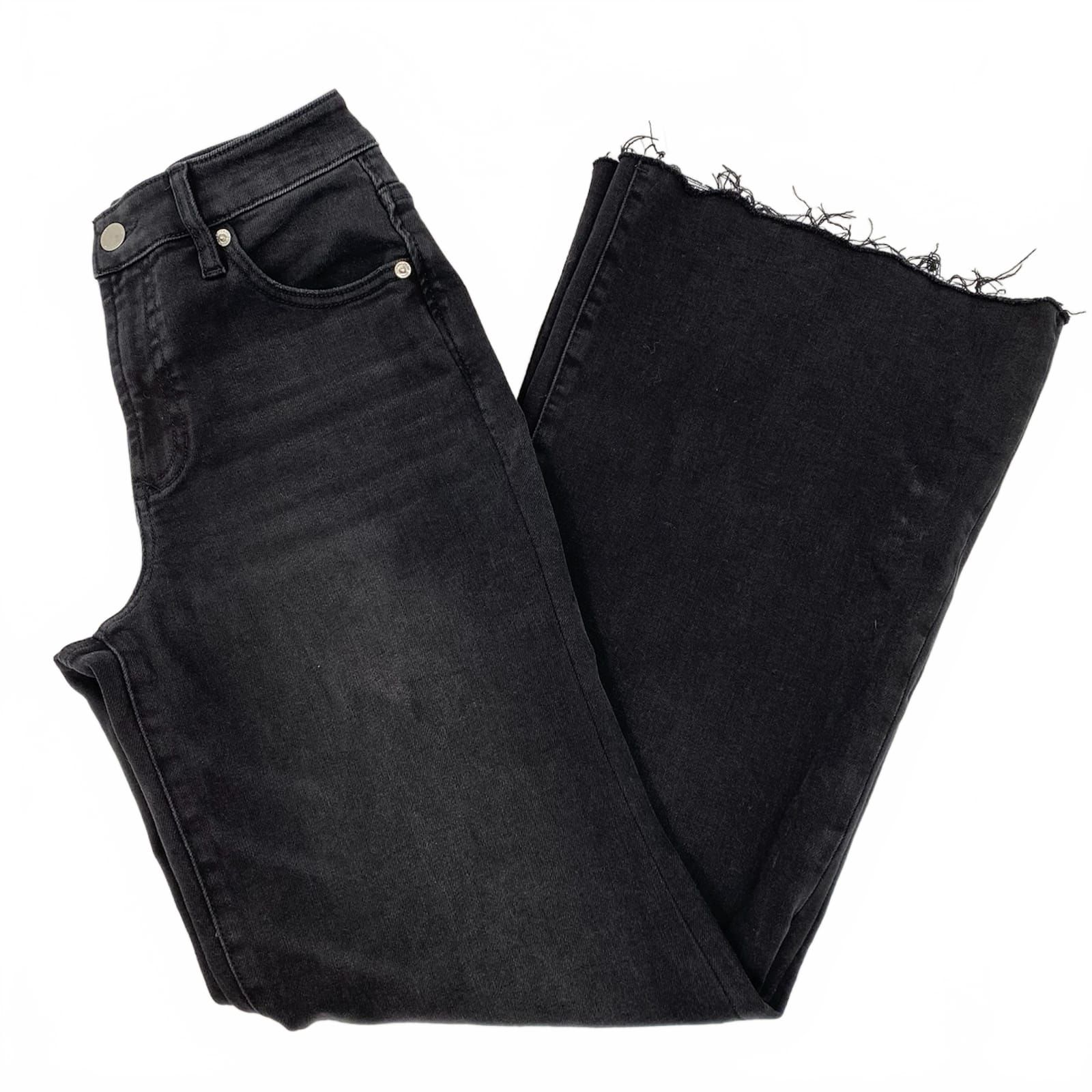 Dear John Black Micah Wide-Leg Jeans
