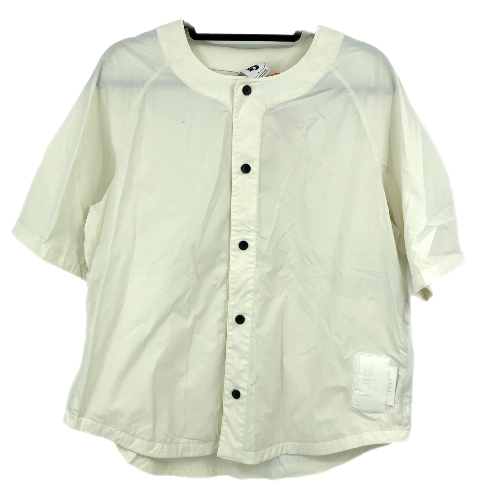 Nike Cream Basic Button-Up Shirt