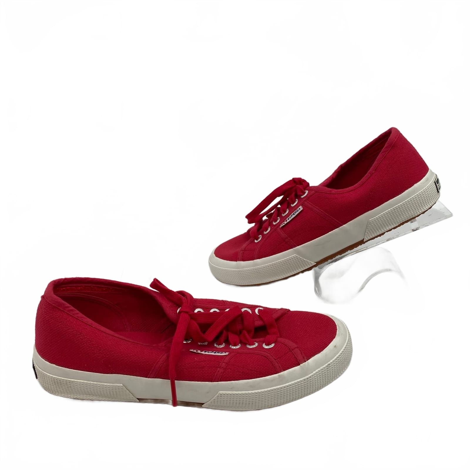 Superga Red Canvas Sneakers