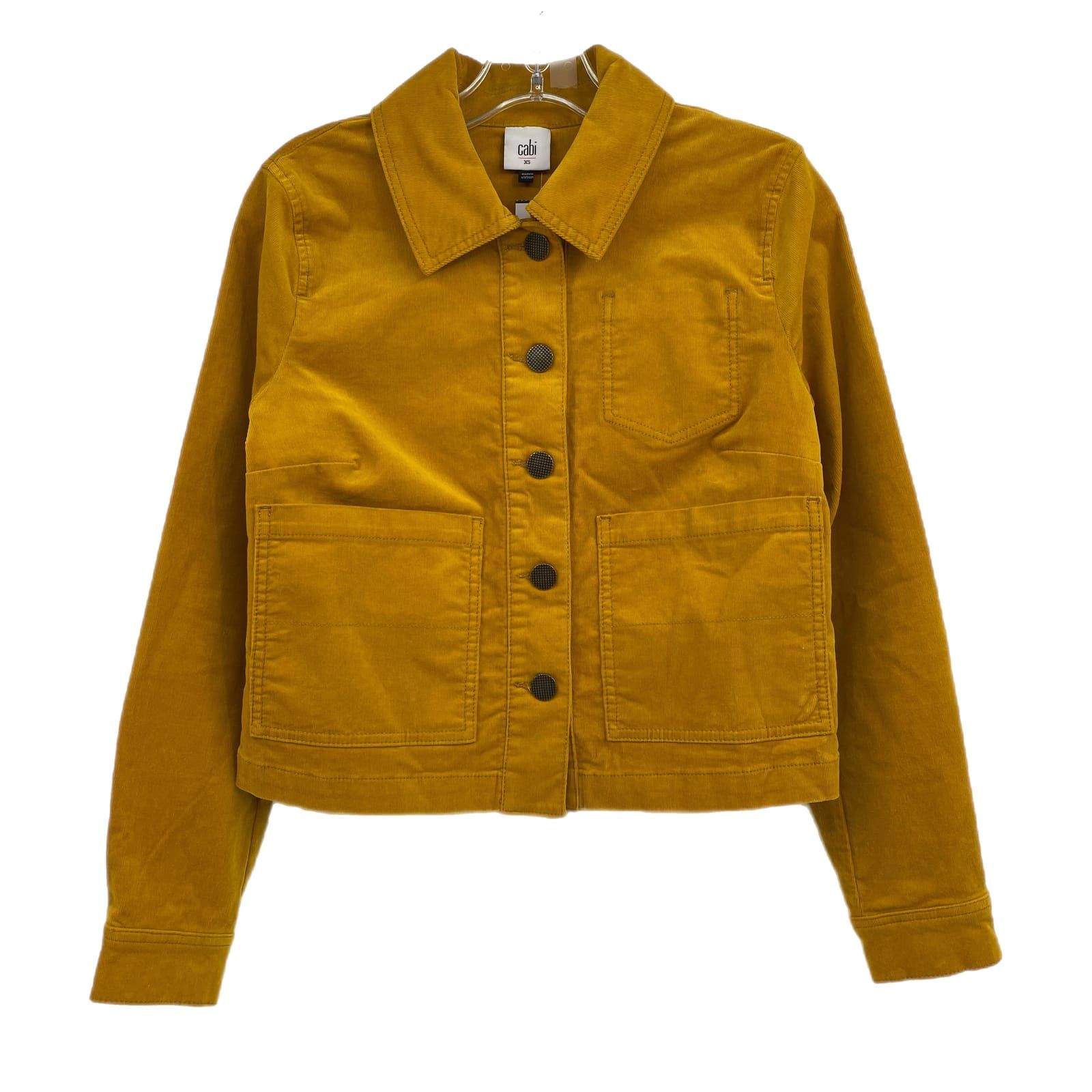 CAbi Yellow Corduroy Jacket