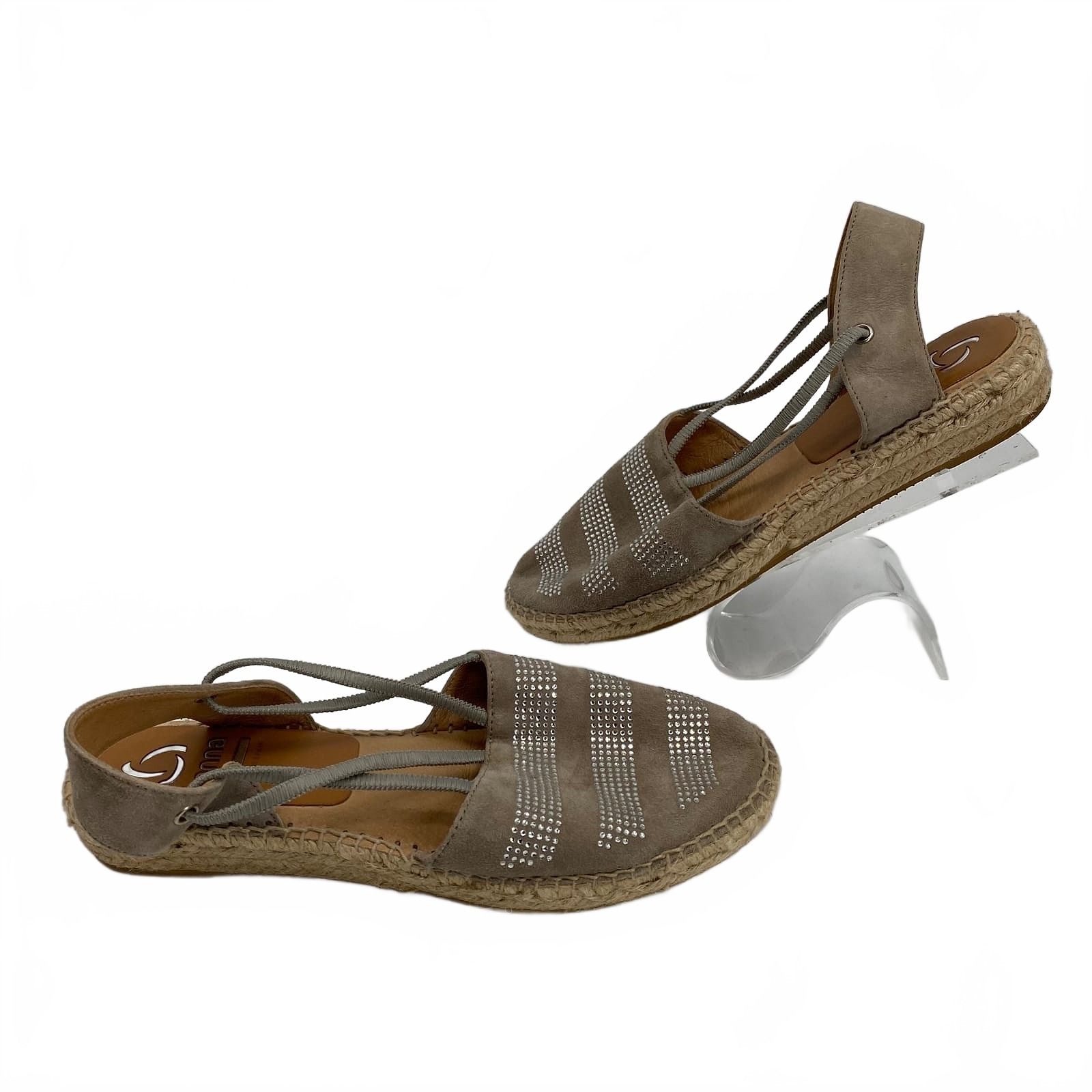 Kanna Beige Suede Flats