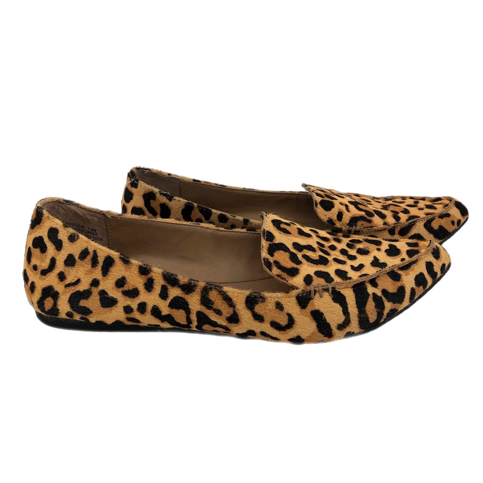 Steve Madden Tan/Black Animal Print Flats & Loafers