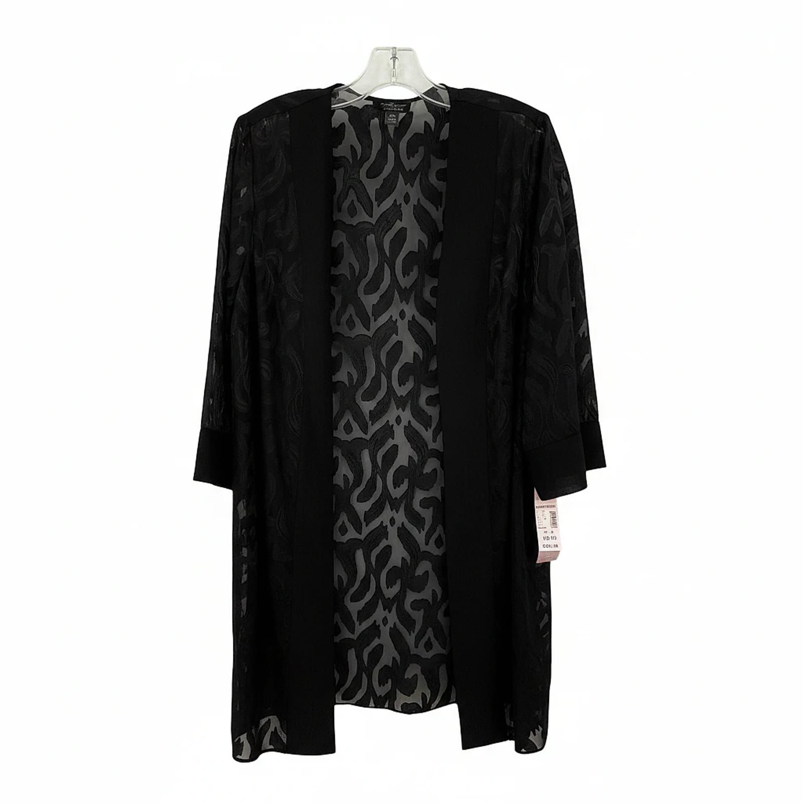 Dress Barn Black Floral Blouse