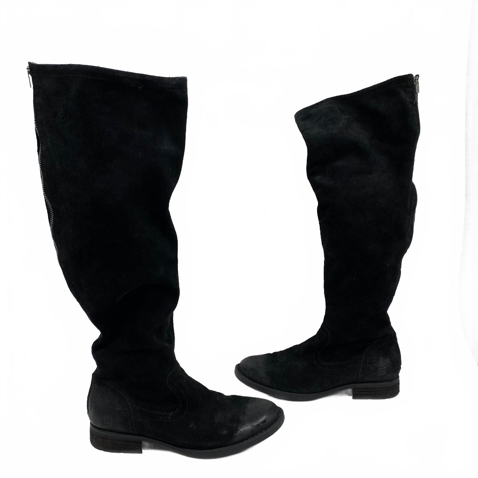 Born Black Heeled Boots
