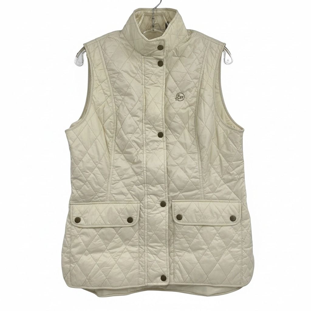 Barbour Cream Otterburn Quilted Vest