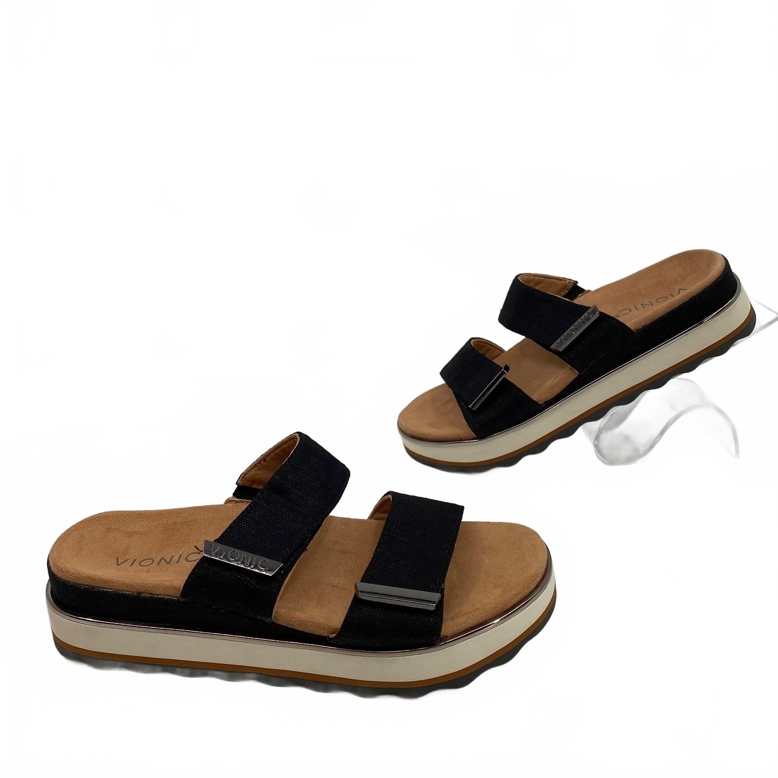 Vionic Black Sandals Brandie sandal Slip-On
