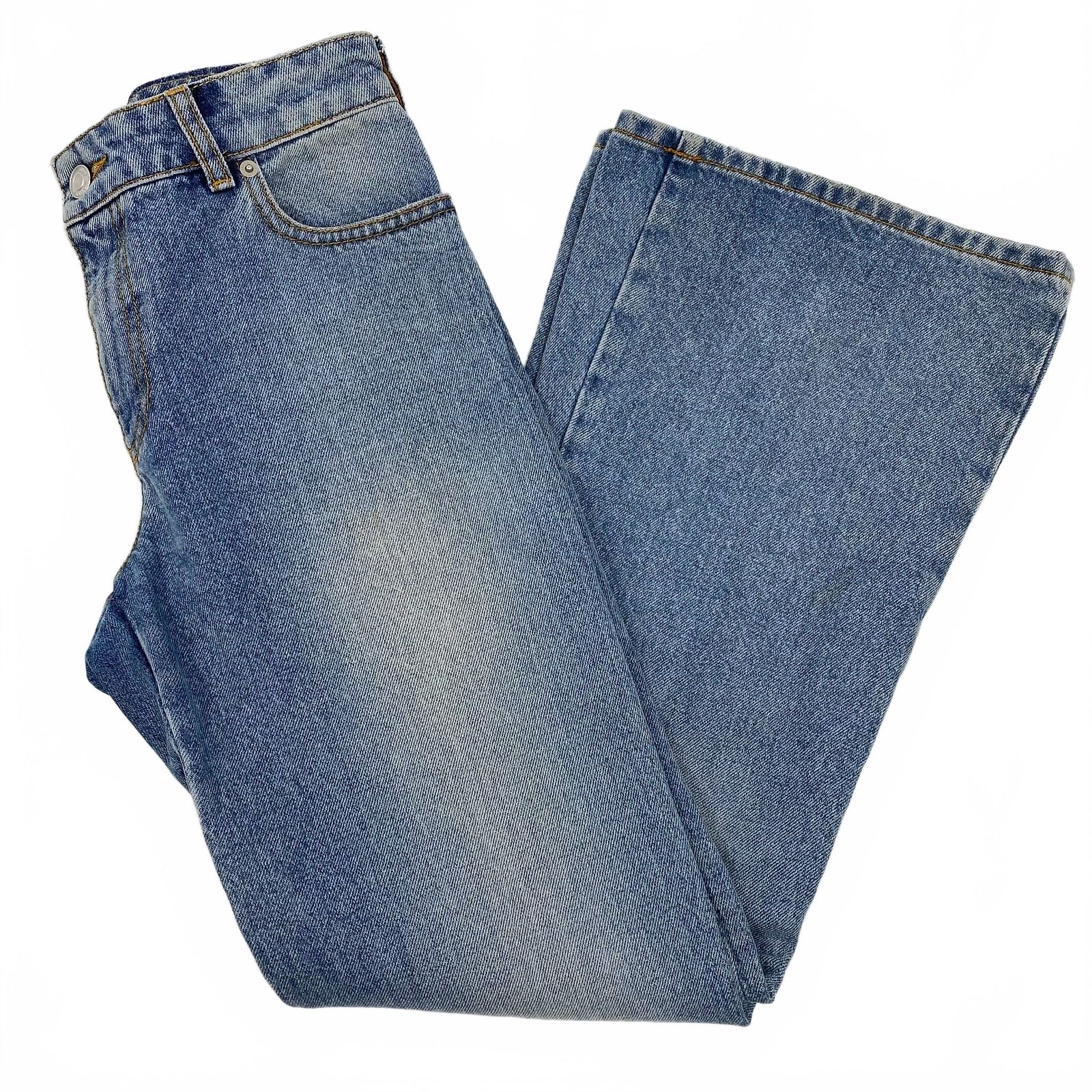 Alexander McQueen Light Wash Flared Jeans