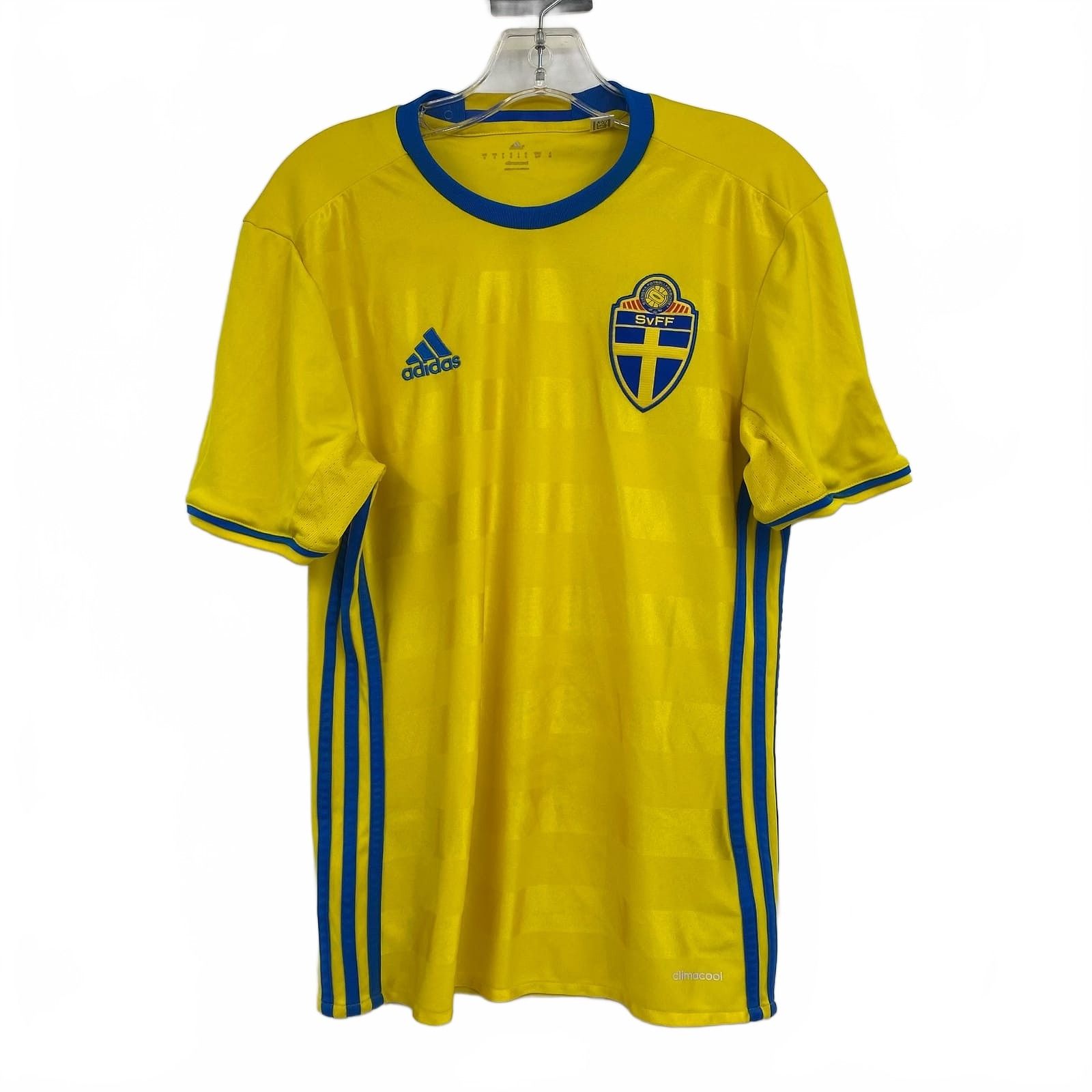 adidas SVFF Soccer Jersey Yellow/Blue Tee