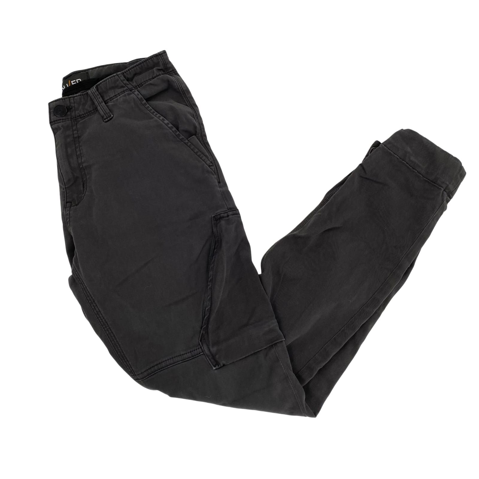 Duer Gray Tapered Cargo Pants