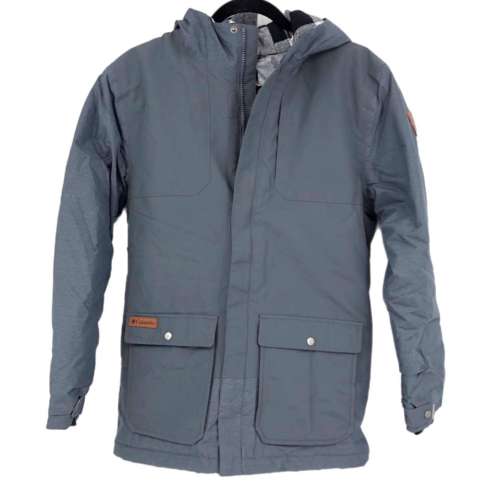 Columbia Gray Nylon Ski&Snow Jacket