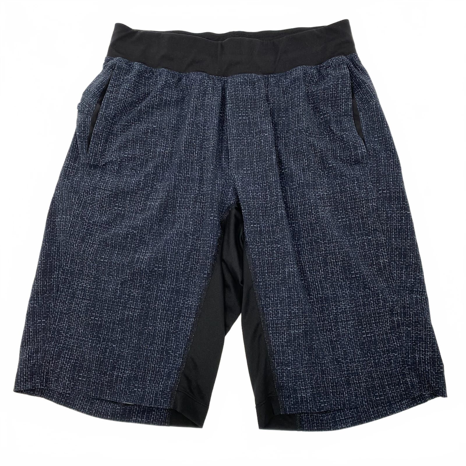 lululemon athletica Blue Black Athletic Shorts