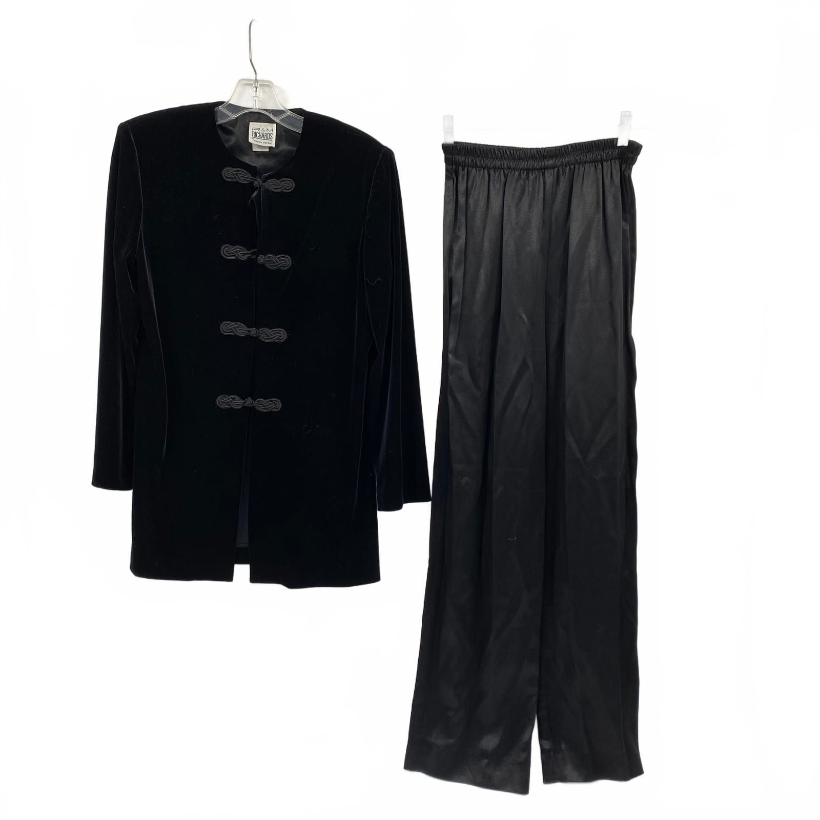 R&M Richards Velvet Blazer Set