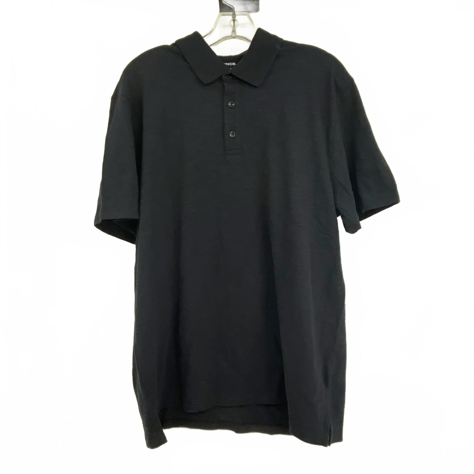 Vince Blue Cotton Polo Shirt