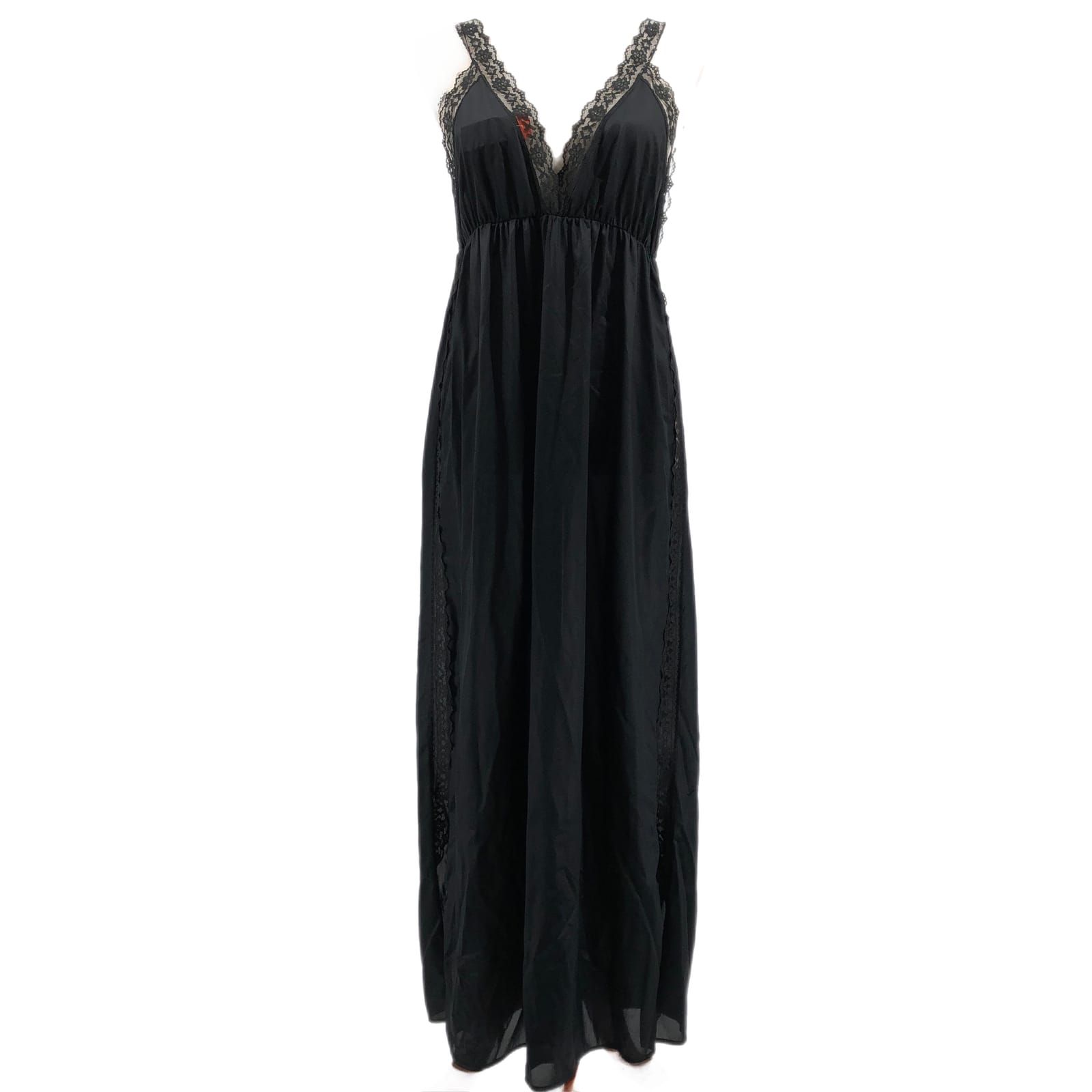 Black Lace Chemises & Slips