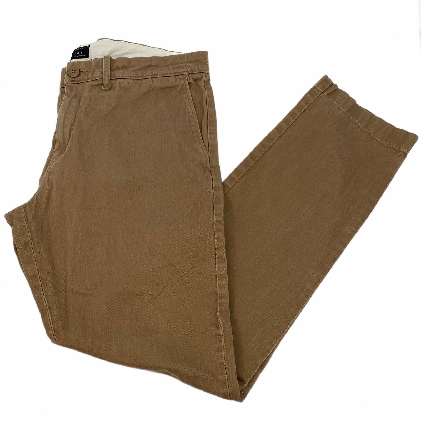 J. Crew Tan Cotton Blend Chinos 484 Slim