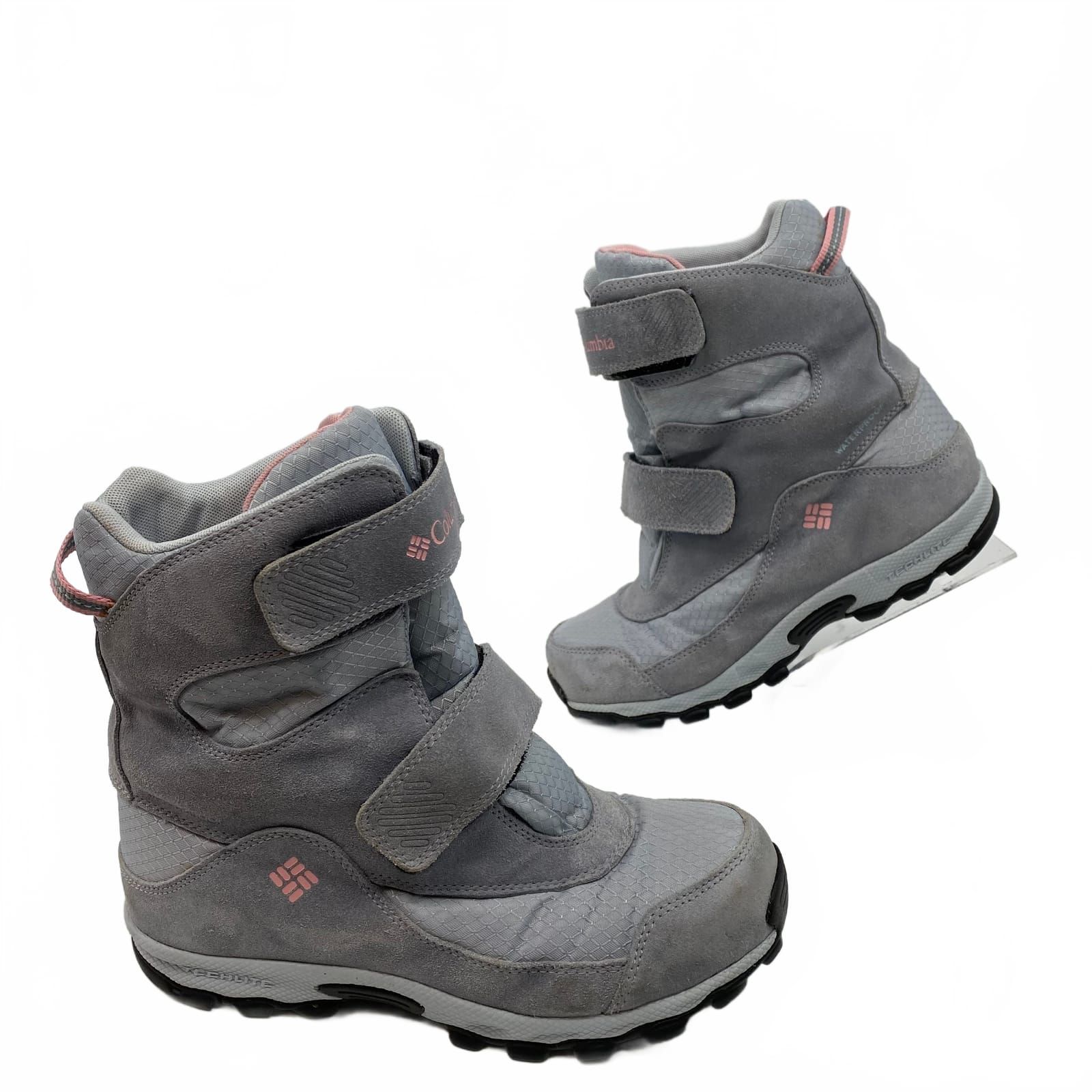 Columbia Pink Gray Snow Boot