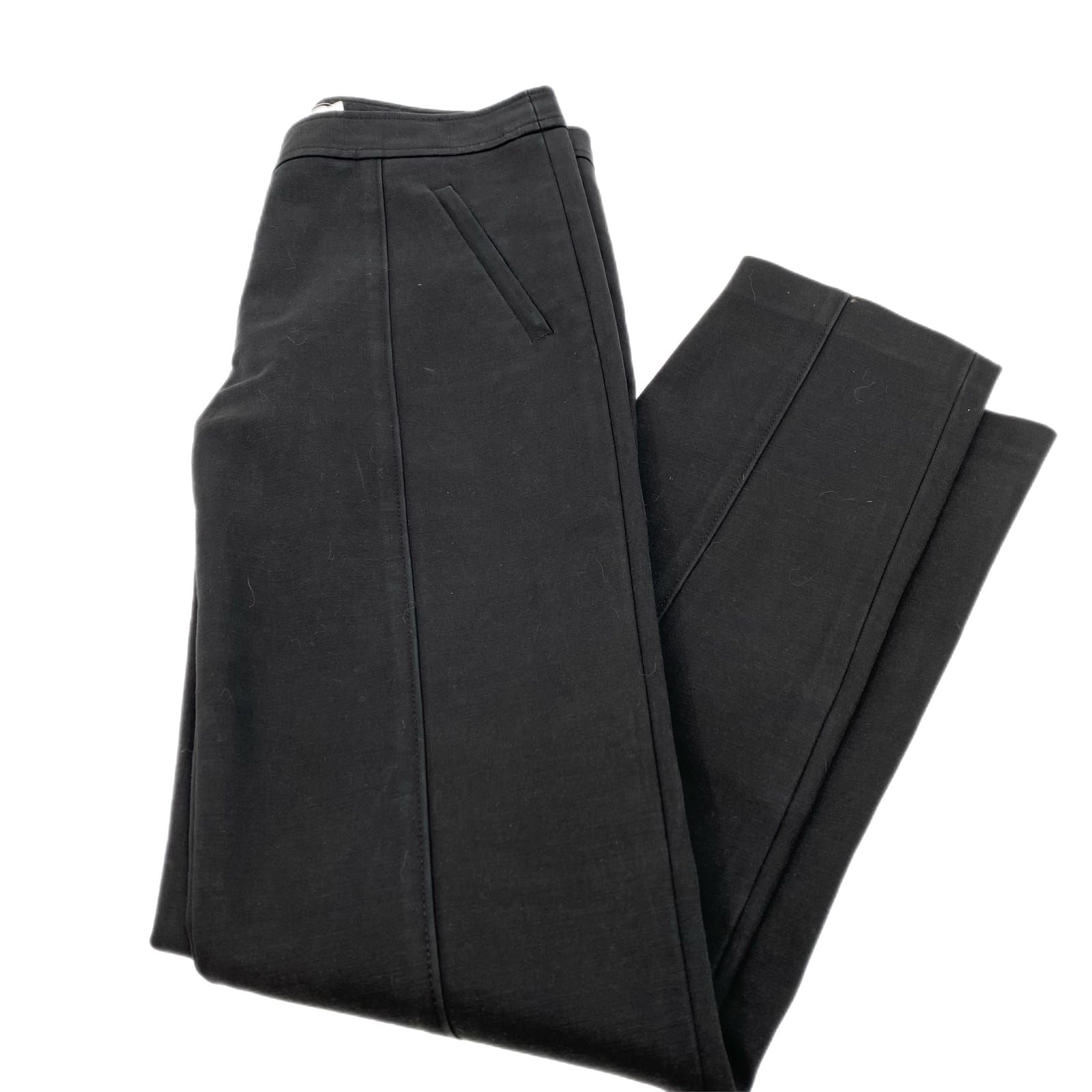 Tory Burch Black Cotton Mid-Rise Jeans