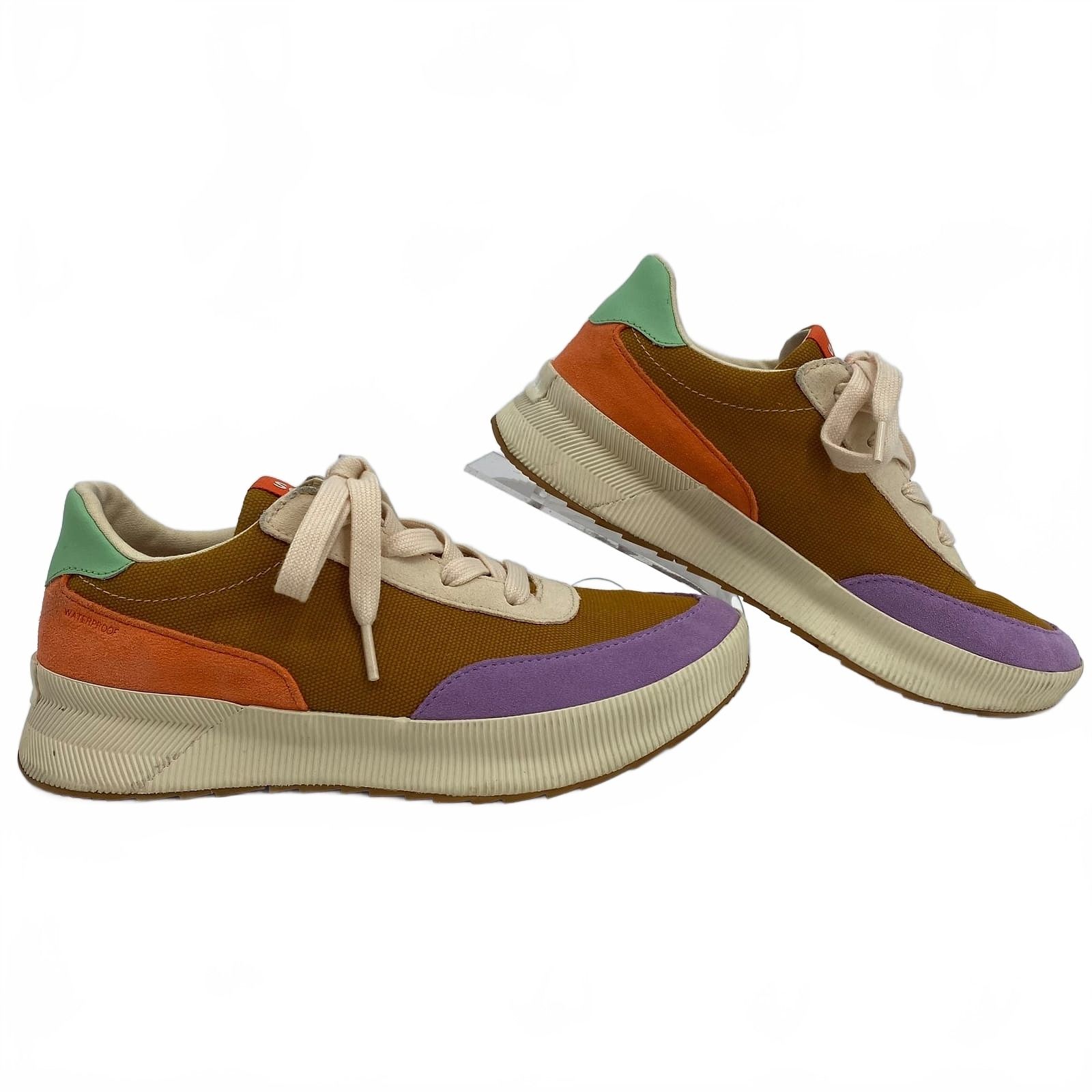 Sorel Brown Purple Ona Blvd Sneakers