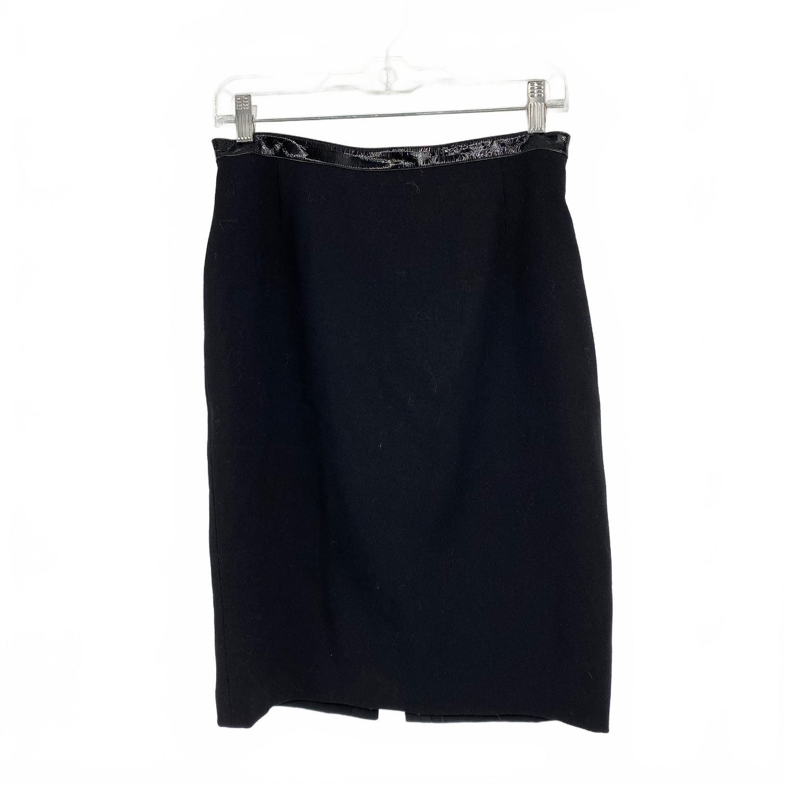 Elie Tahari Black Pencil Skirt Knee Length