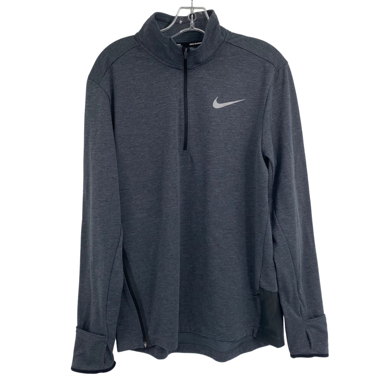 Nike Gray Pullover Zip Sweatshirt
