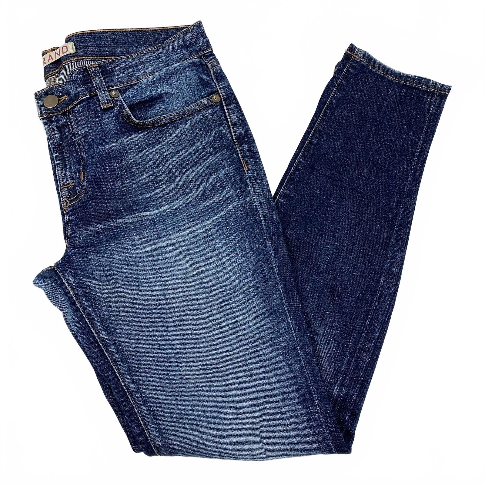 J Brand Blue Skinny Jeans Dark Wash Ankle