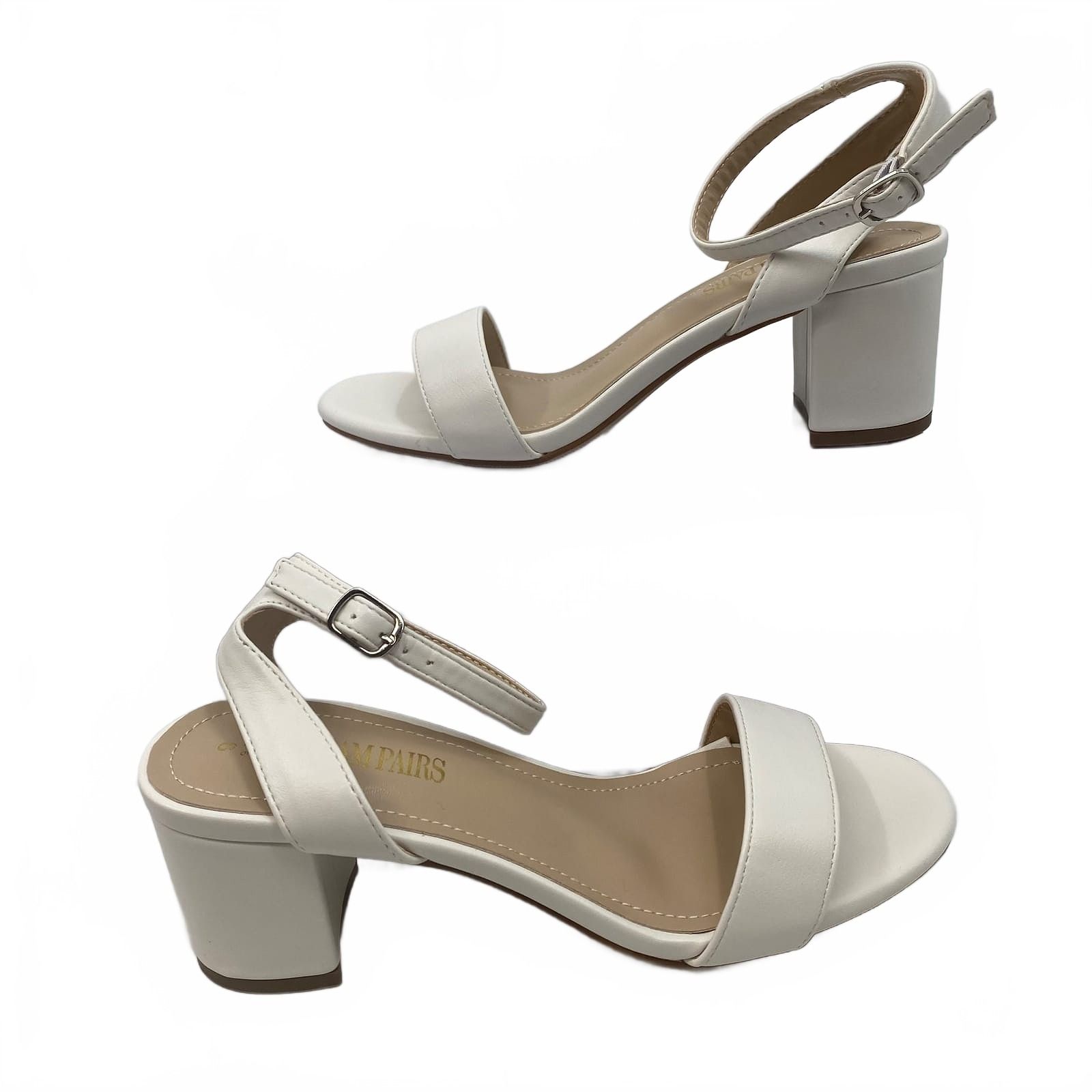 Dream Pairs White Heels