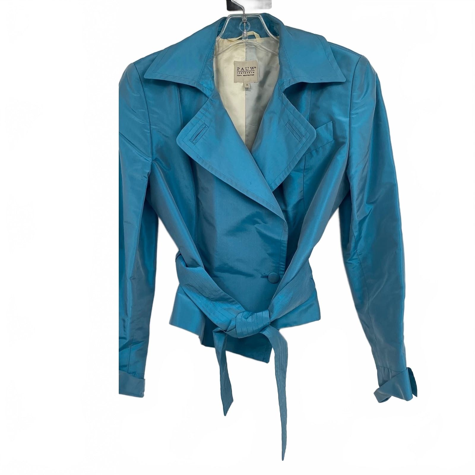 Pauw Amsterdam Blue Silk Blazer