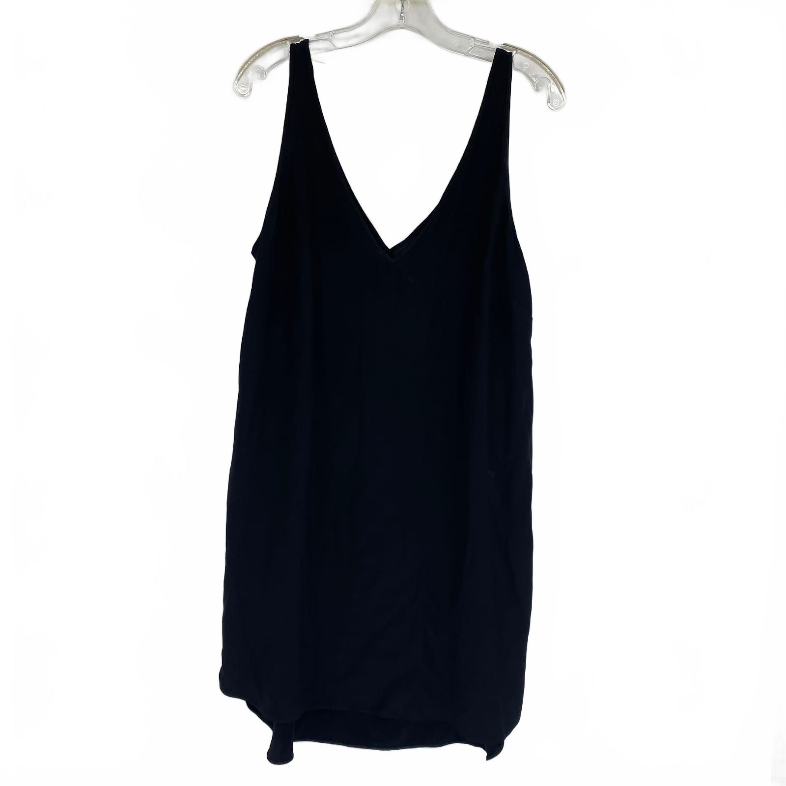 Amanda Uprichard Black Silk Mini Dress