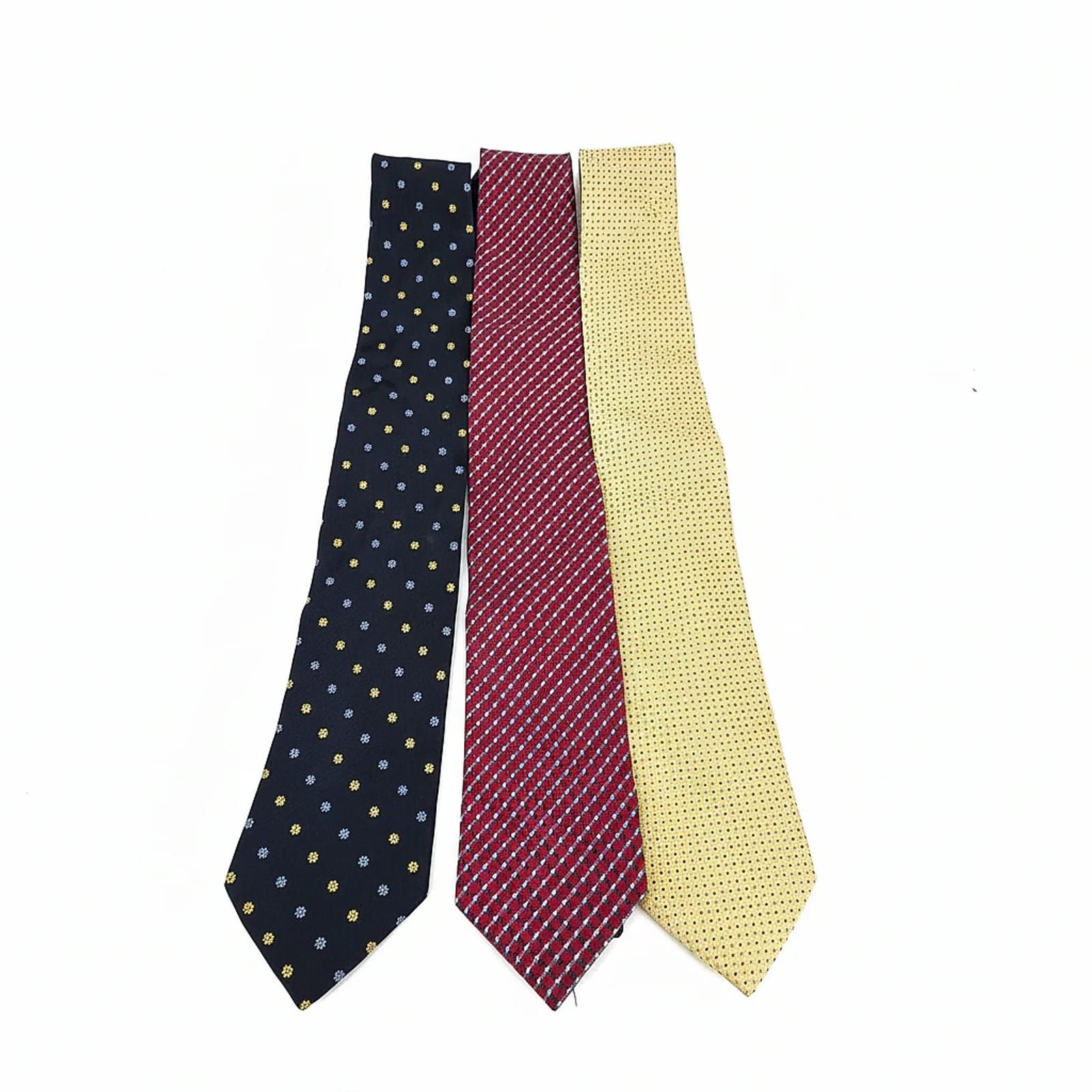 Tommy Hilfiger Blue Silk Ties 3PK Regular OS