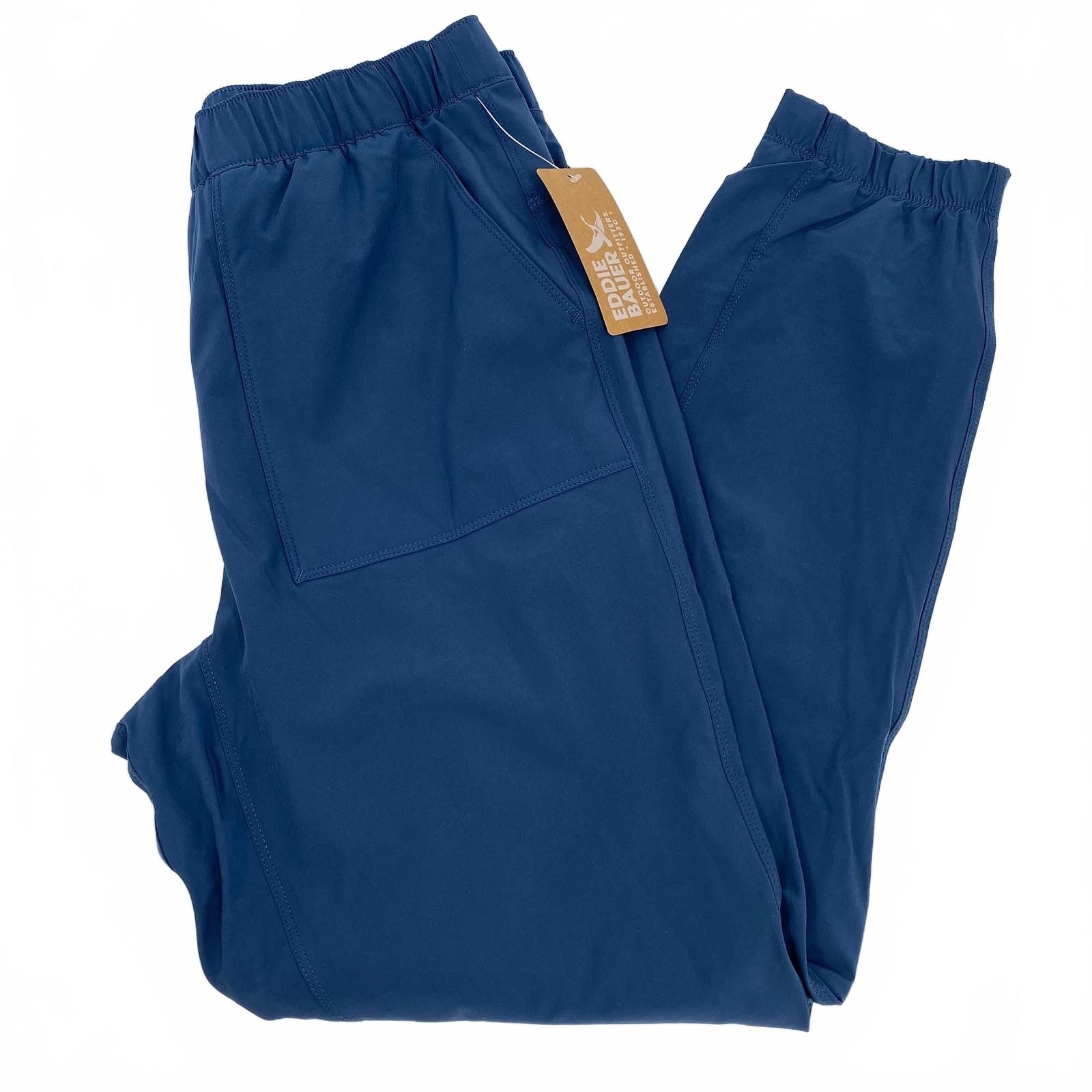Eddie Bauer Blue Fleece-Lined Joggers