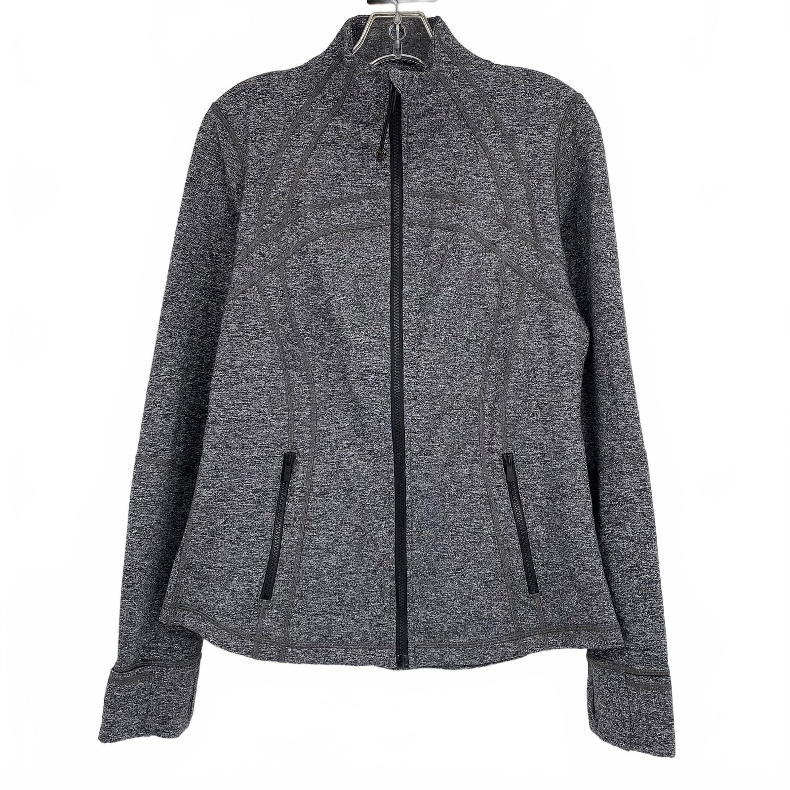 Lululemon Gray Heathered Define Zip-Up Jacket