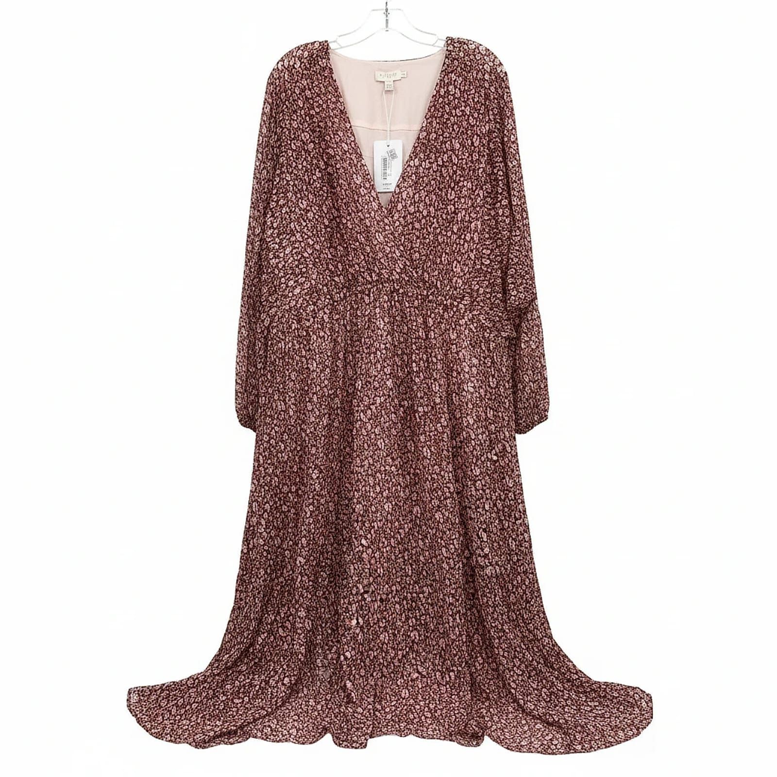 Ted Baker Pink-Red Maxi Dress