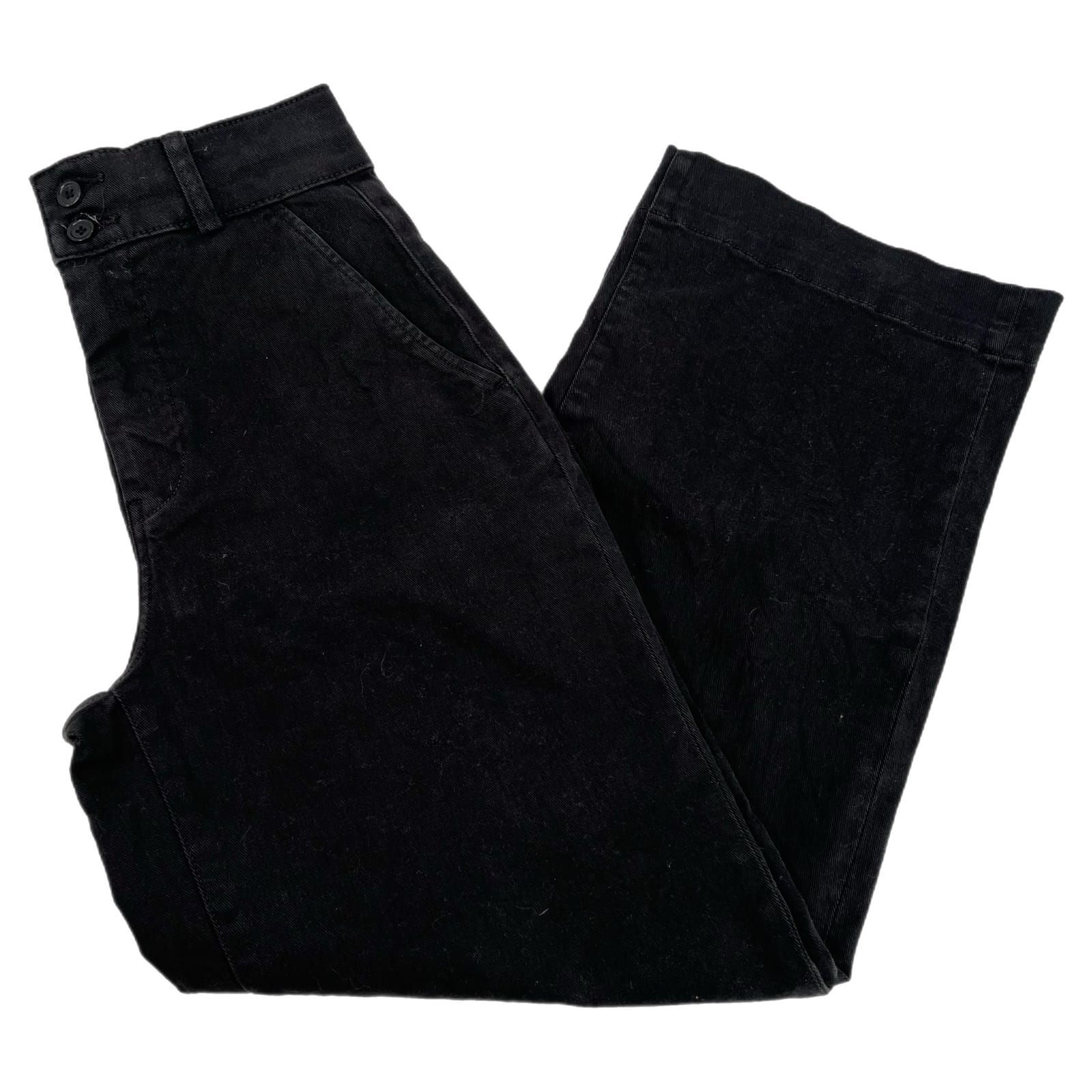 Everlane Black Hi-Rise Wide Leg Pants