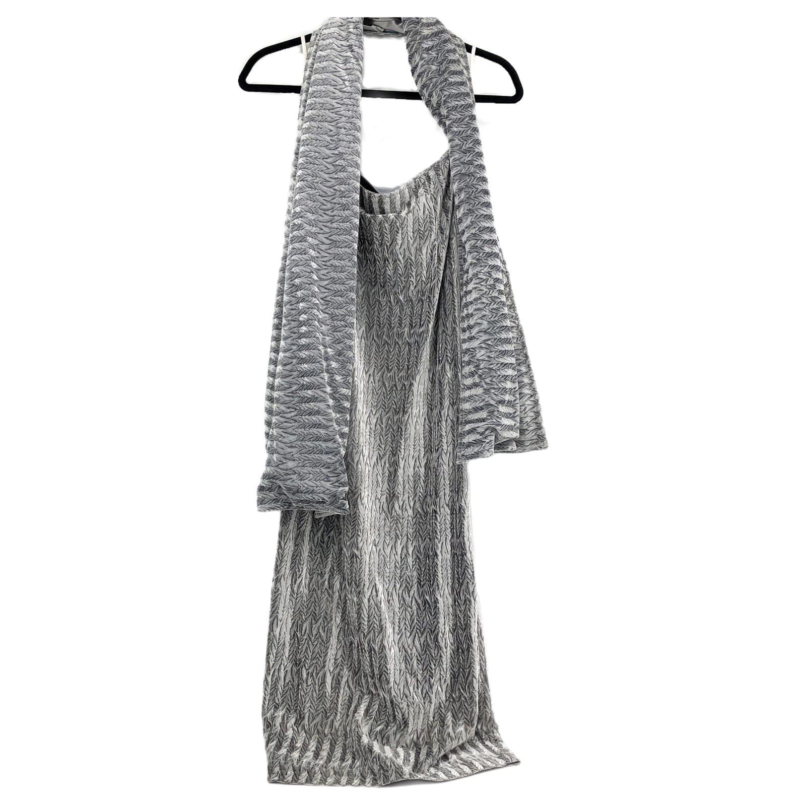 Joseph Ribkoff Gray Sleeveless Maxi Dress
