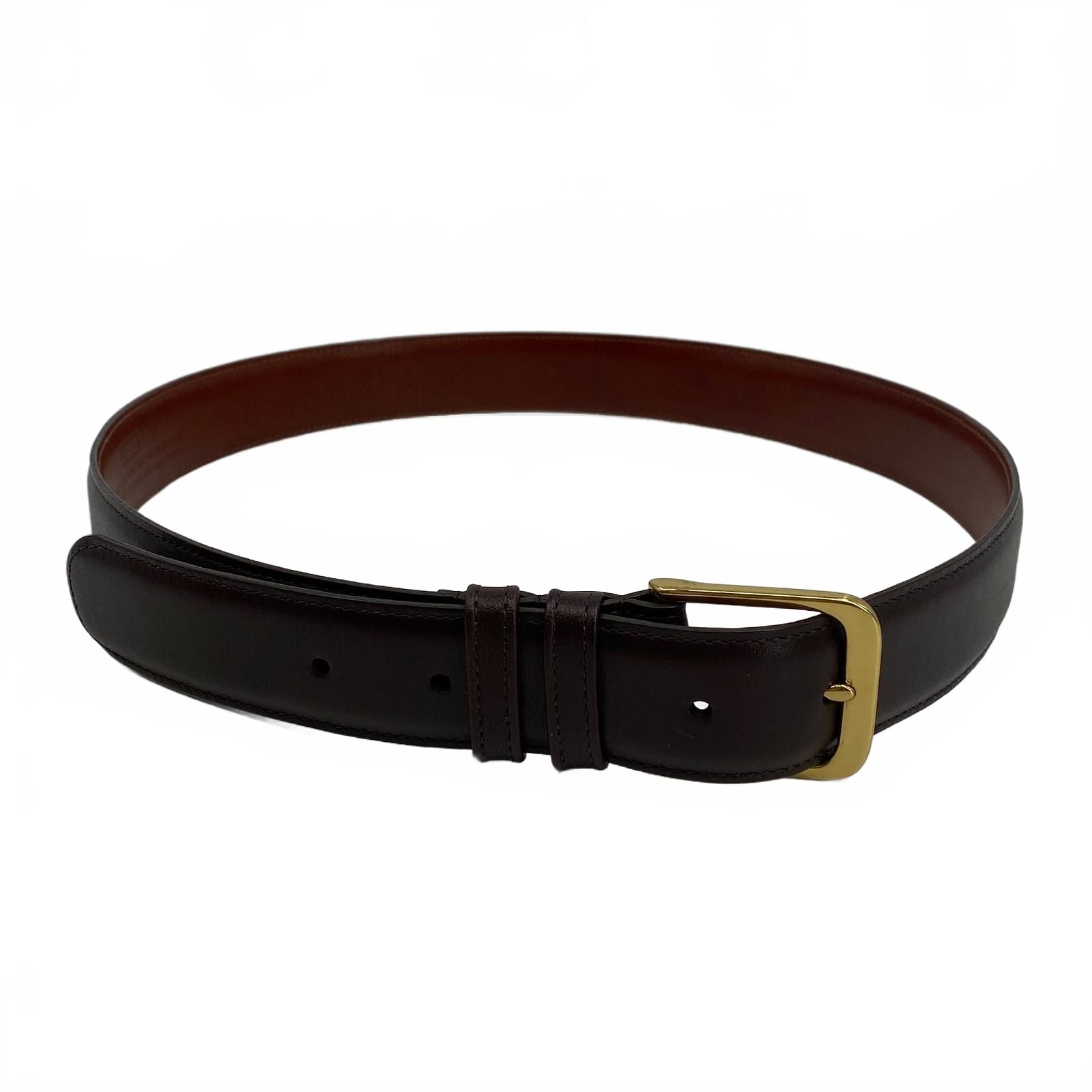 Coach Brown Gold Belt