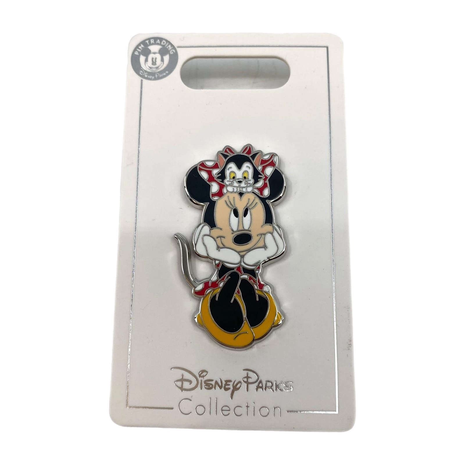 Disney Black Minnie Mouse & Cat Collectible Pin
