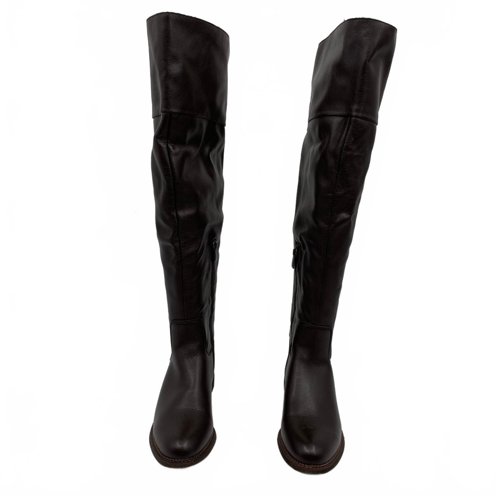 Franco Sarto Brown Halenna Boots