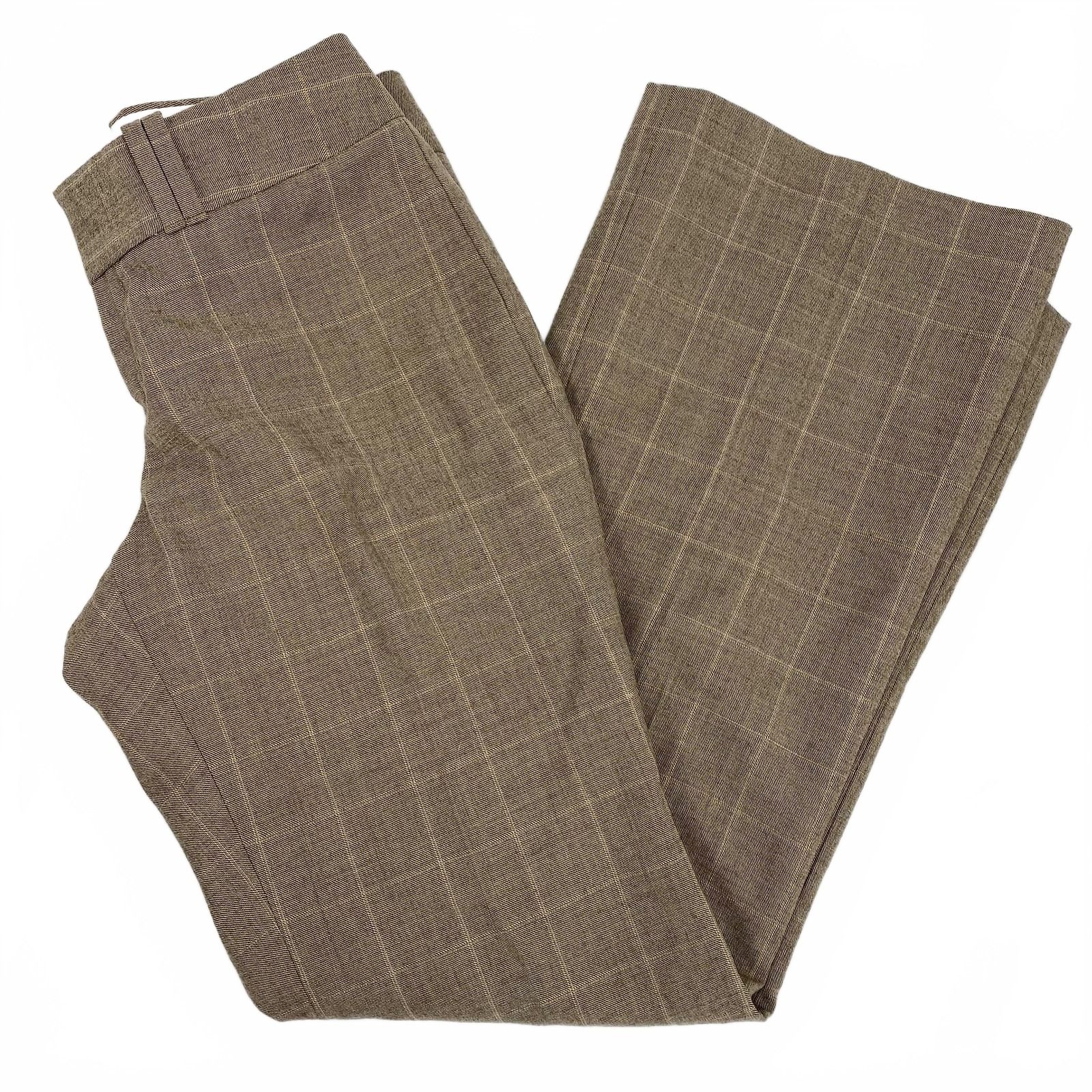 Banana Republic Trousers Jackie Fit Plaid 0P