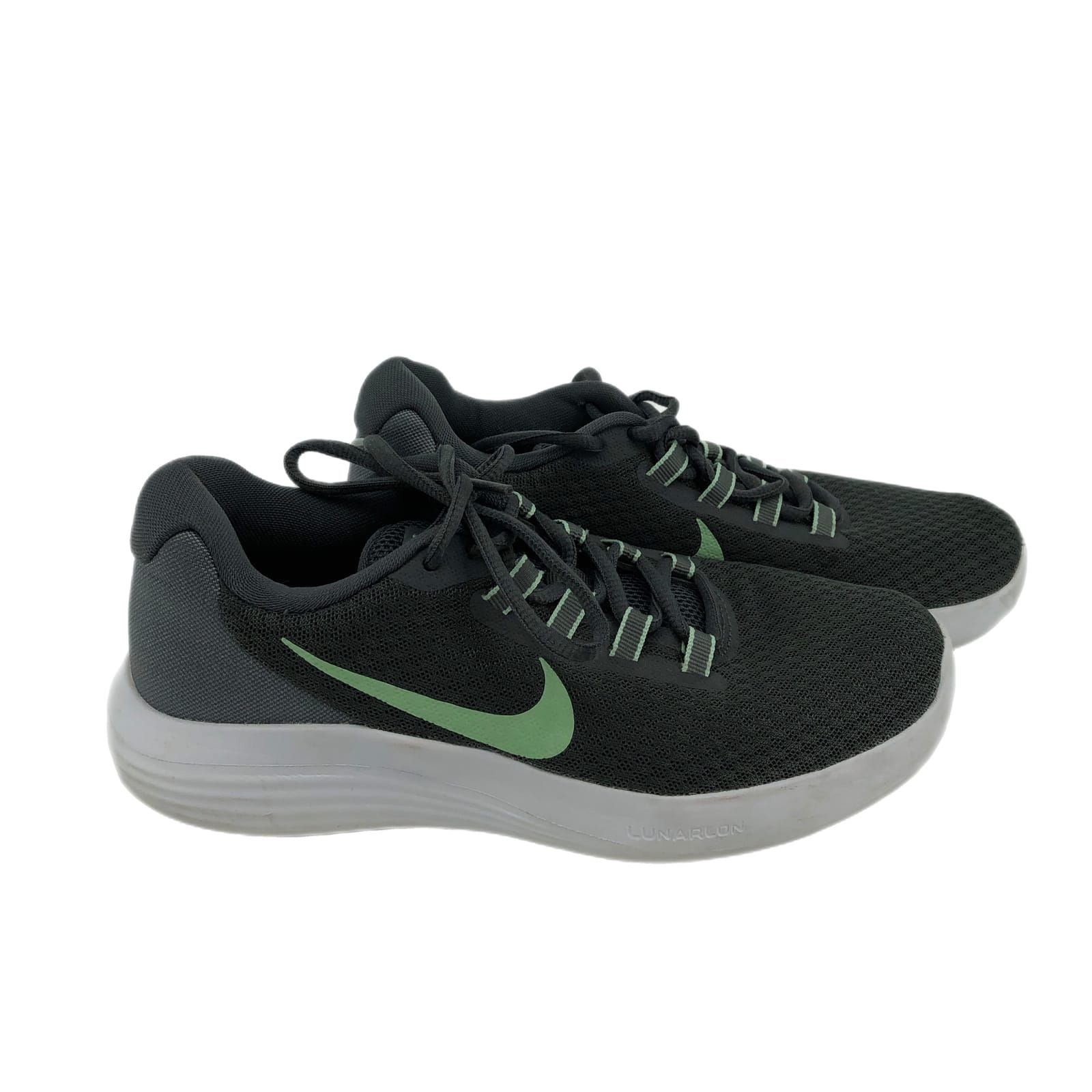 Nike Gray/Green Athletic Sneakers