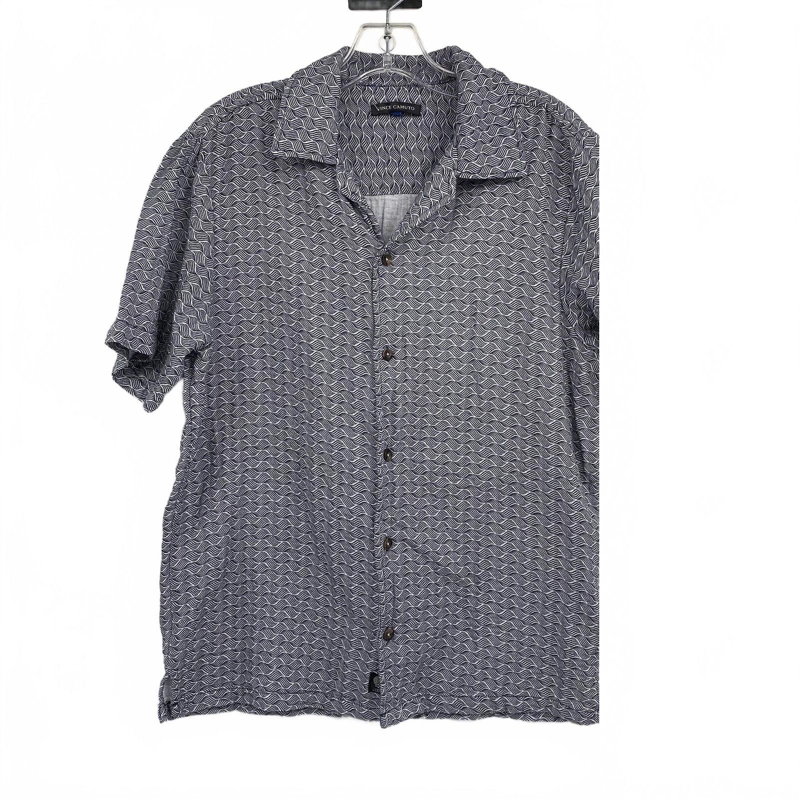 Vince Camuto Printed Cotton Casual Button-Down Shirt