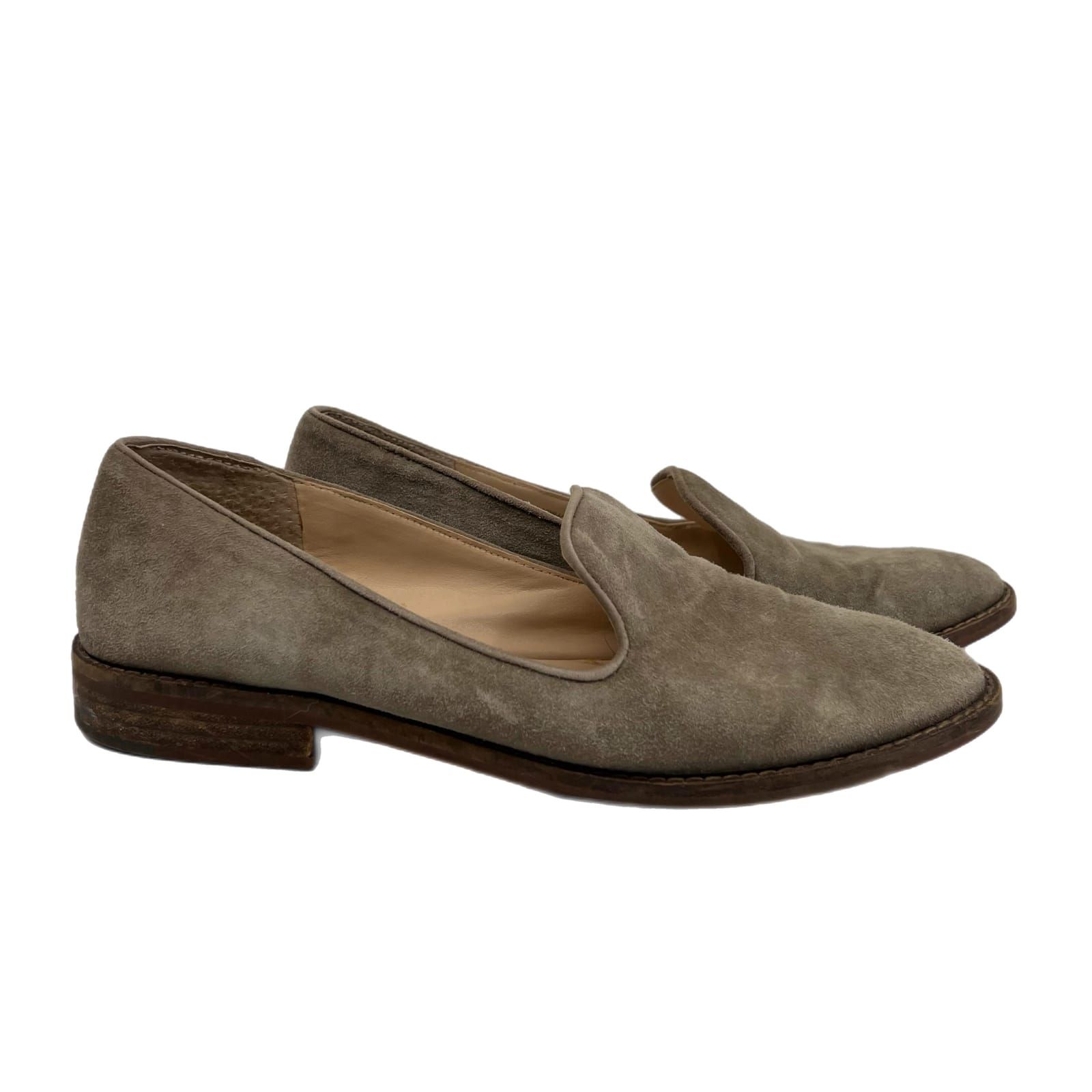 Vince Camuto Gray Suede Pointed Toe Flats