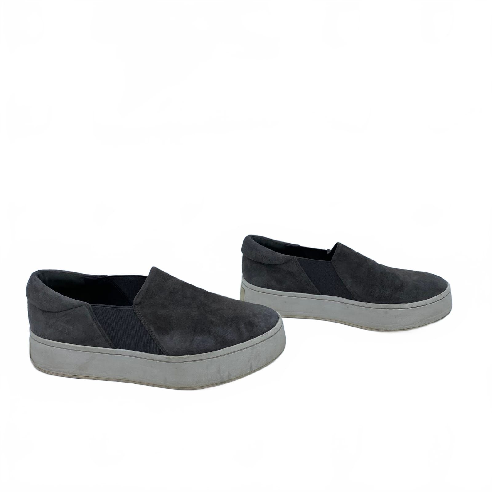 Vince Gray Slip On Sneakers